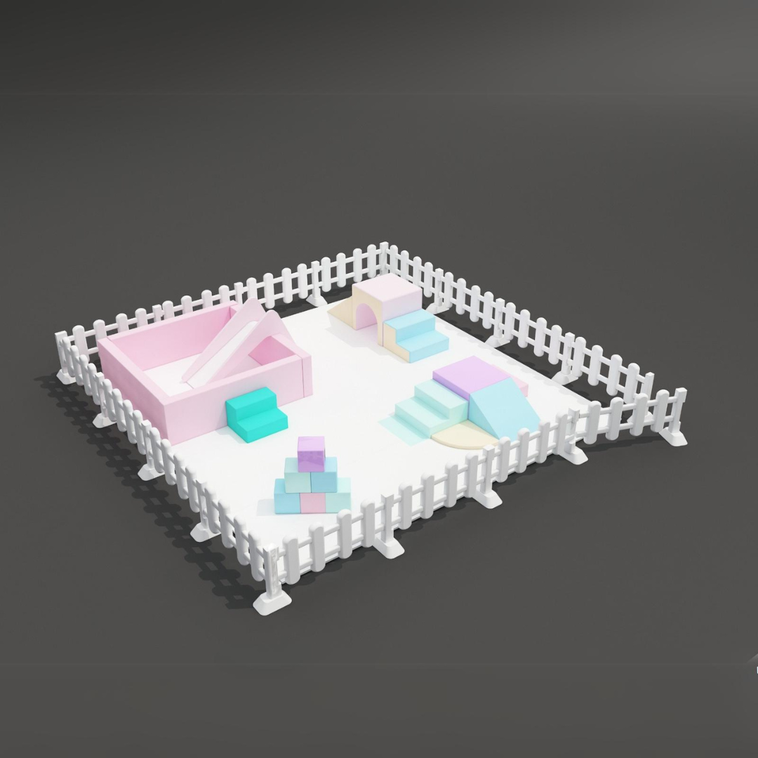 Party Pack Play Area - Pastel Colors