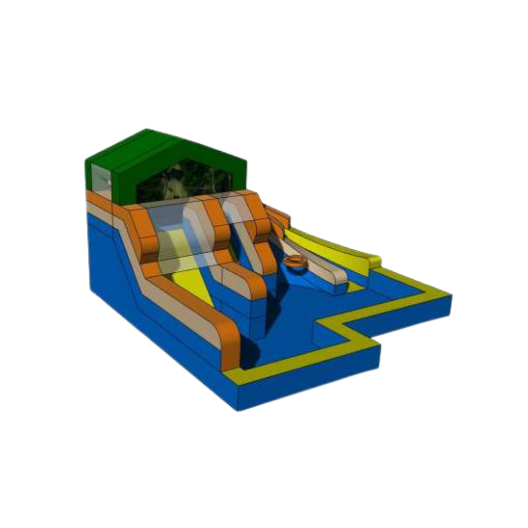 Rainforest Inflatable Water Slide