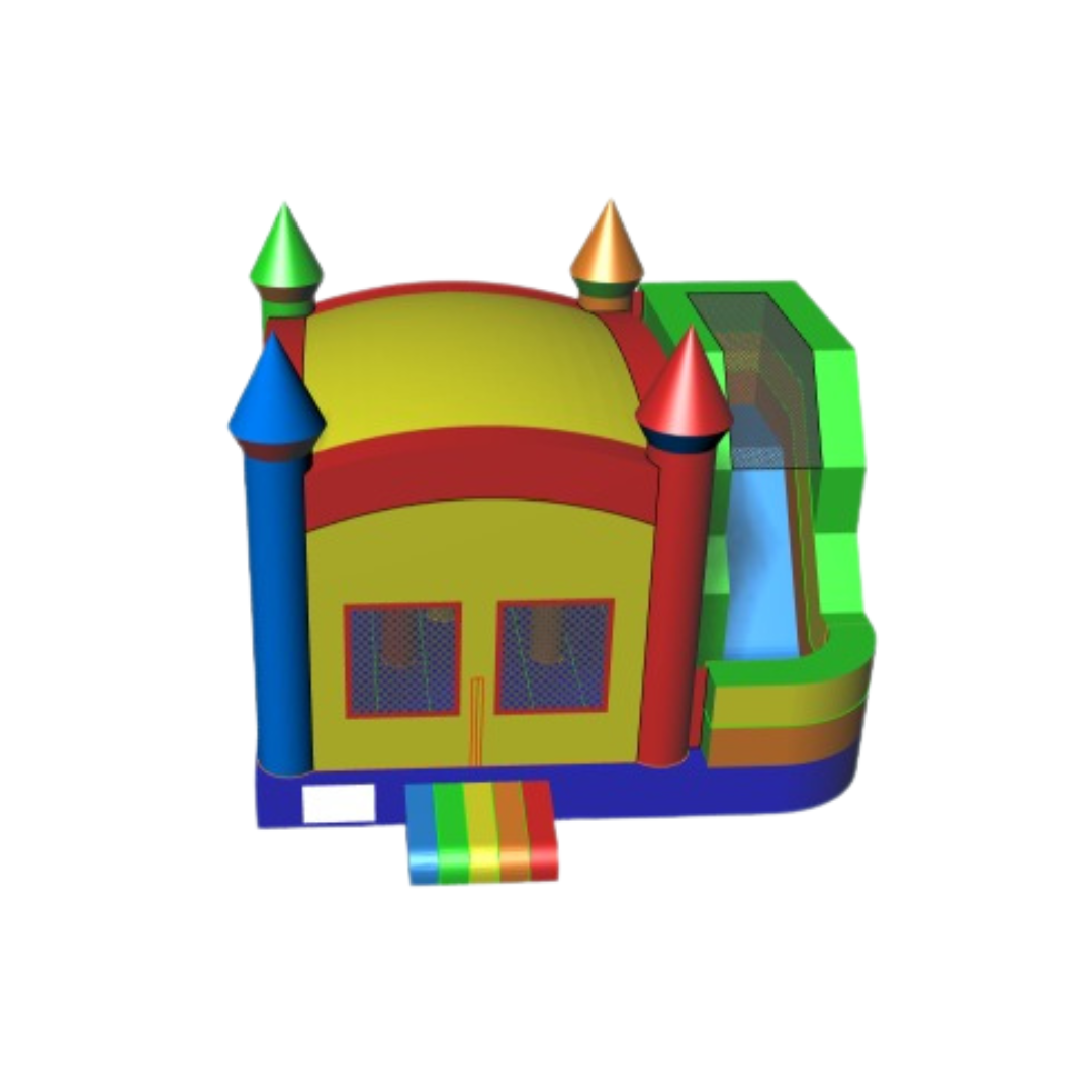 Rainbow Castle Bounce House