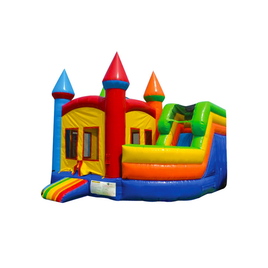 Rainbow Castle Bounce House